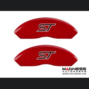 Ford Focus ST 2015 - ST Logo - Caliper Covers by MGP - Red
