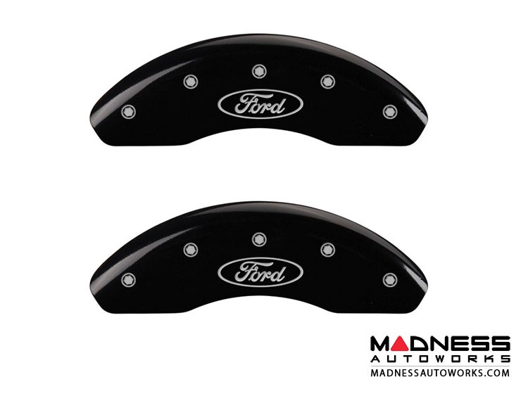 Ford Focus 2011-2015 - Ford Logo - Caliper Covers by MGP - Black