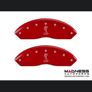Ford Mustang 2011-2014 - Tiffany Snake Logo - Caliper Covers by MGP - Red