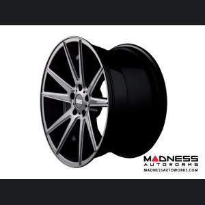 Acura RSX Custom Wheels by Fondmetal - Gloss Titanium Milled