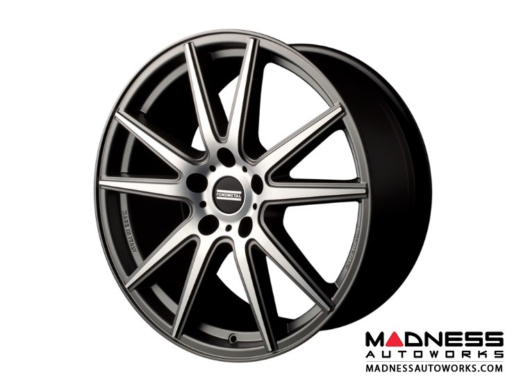 Acura MDX Custom Wheels by Fondmetal - Matte Titanium Machined
