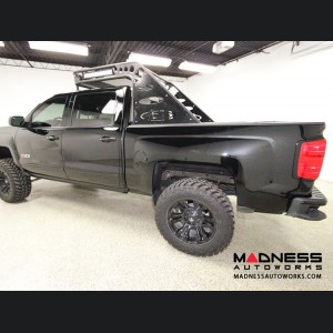 Chevrolet Silverado 1500/ 2500/ 3500 Stealth Chase Rack by Addictive Desert Designs - With Angle Mount Spare Tire Carrier