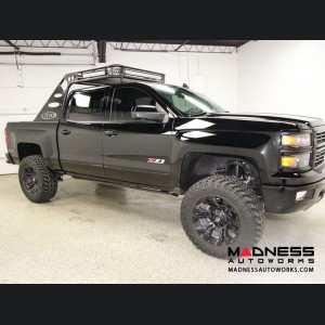 GMC Sierra 1500/ 2500/ 3500 Stealth Chase Rack by Addictive Desert Designs - With Angle Mount Spare Tire Carrier