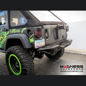 Jeep Wrangler JK Venom Tailgate Tire Carrier by Addictive Desert Designs - 2007+