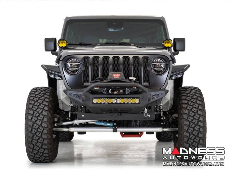 Jeep Wrangler JL Tube Fenders - Stealth Fighter - Front - w/o Turn Signal / Running Lights