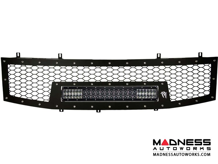 Nissan Titan LED Light Front Grille by Rigid Industries - (2004- 2014) 