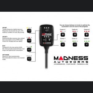 Jeep Wrangler JL 3.6L Throttle Response Controller - MADNESS GOPedal - Bluetooth