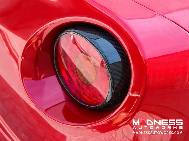 Alfa Romeo 4C Carbon Fiber Tail Light Trim Set 