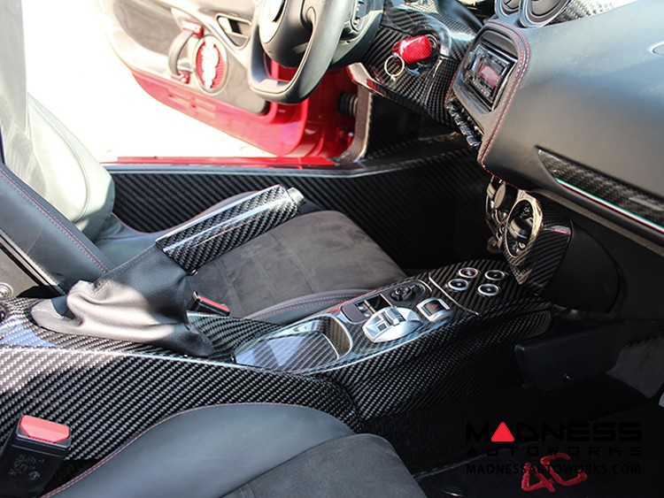 Alfa Romeo 4C Carbon Fiber e-Brake Handle 