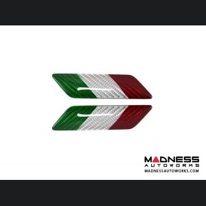 Alfa Romeo 4C Badges - Carbon Fiber - Italian Theme
