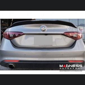 Alfa Romeo Giulia Trunk Spoiler - Carbon Fiber - Duckbill Style - Feroce Carbon 