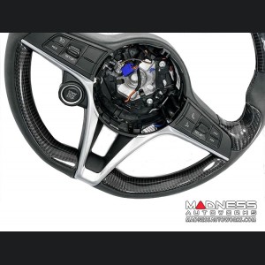 Alfa Romeo Stelvio Steering Wheel Trim - Carbon Fiber - Lower Side Cover Set
