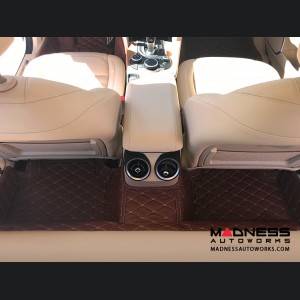 Alfa Romeo Giulia Floor Liner Set - Chocolate Brown - QV/ Quadrifoglio