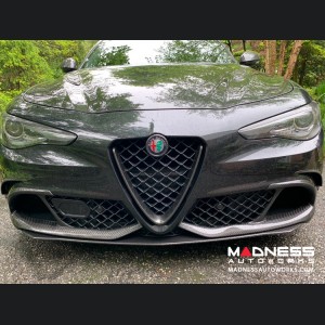 Alfa Romeo Giulia Carbon Fiber Front Bumper Flaps - Quadrifoglio