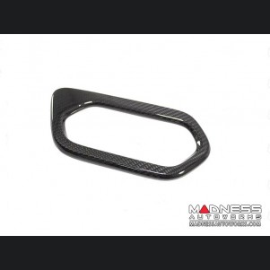 Alfa Romeo Giulia Front Sensor Frame Cover - Carbon Fiber - Quadrifoglio