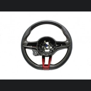 Alfa Romeo Giulia Steering Wheel Trim - Carbon Fiber - Side Cover Set - QV Model