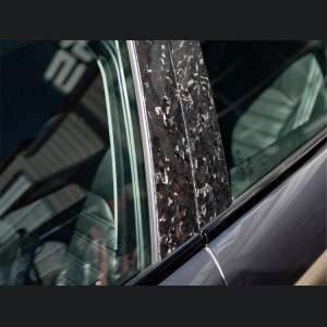 Alfa Romeo Giulia Exterior Door Pillars - Carbon Fiber - Forged - Feroce Carbon