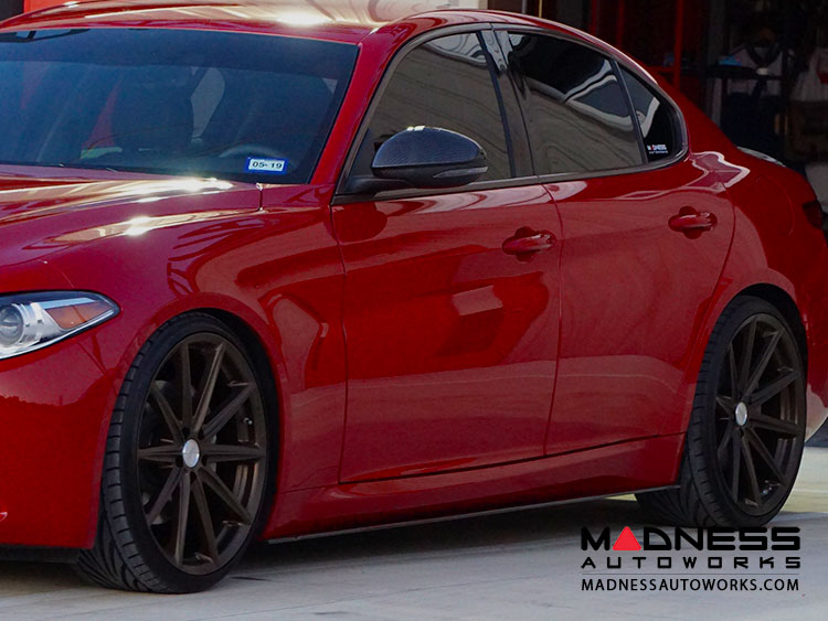 Alfa Romeo Giulia Side Skirts - Carbon Fiber - Lusso - MADNESS ...