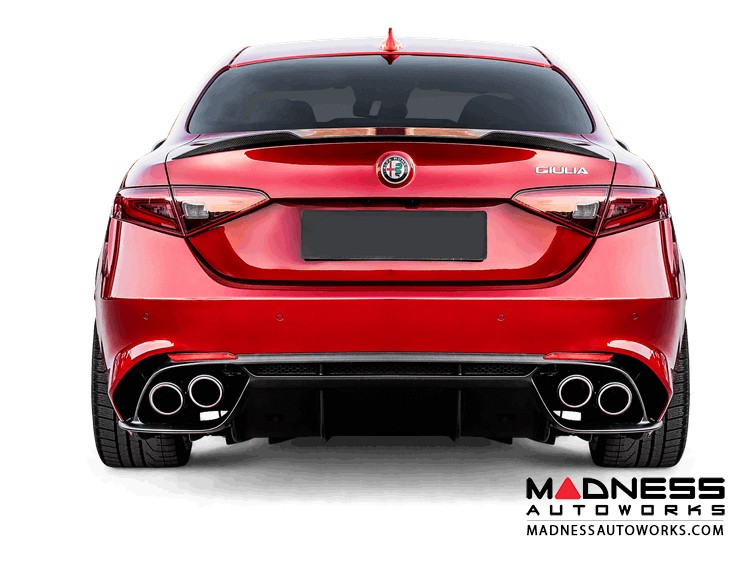 Alfa Romeo Giulia Performance Exhaust - 2.9L QV - Akrapovic - Titanium - Evolution Line 