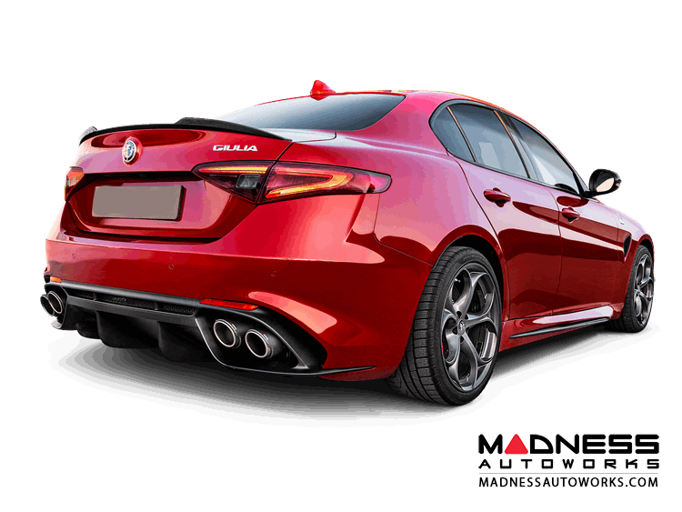 Alfa Romeo Giulia Performance Exhaust 2 9l Qv Akrapovic Titanium Evolution Line Madness Autoworks Auto Parts And Accessories