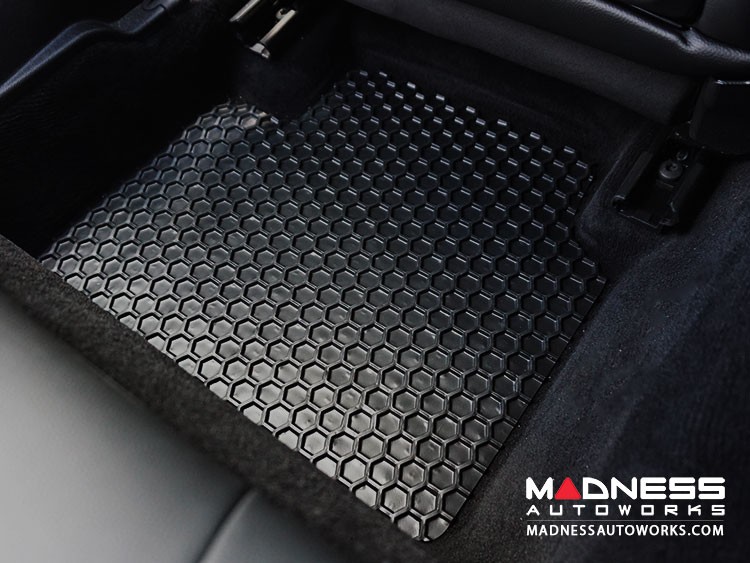 Alfa Romeo Tonale Floor Mat Set - All Weather Rubber Front/ Rear 4 Piece Set - Hexomat