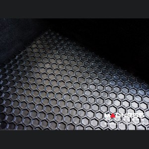 Alfa Romeo Stelvio Floor Mat Set - All Weather Rubber Front/ Rear 4 Piece Set - Black 