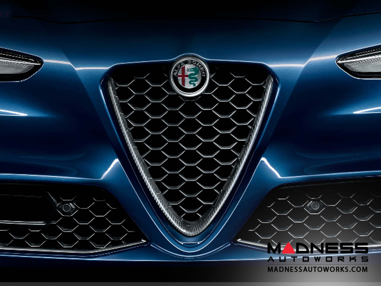 Llkuang Carbon Fiber Style Front Grille Decoration Frame For Alfa Romeo Giulia 2017 2020 Grilles Automotive I2iconsultants Com