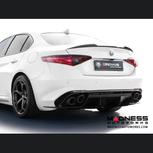 Alfa Romeo Giulia Performance Exhaust - 2.9L QV - REMUS - Cat Back w/ REMUS Sound Controller - Polished Straight Cut Tips