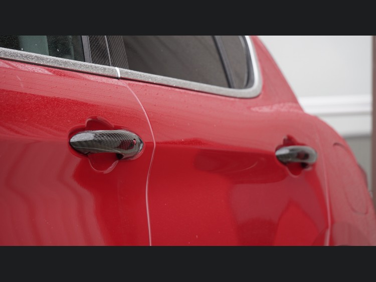 Alfa Romeo Stelvio Exterior Door Handle Set - Carbon Fiber