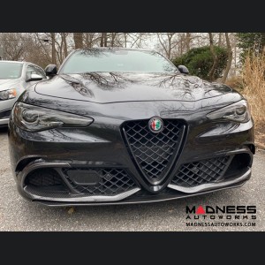Alfa Romeo Giulia Hood Vents - Carbon Fiber - Quadrifoglio - Aggressive 