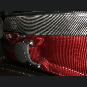 Alfa Romeo 4C Interior Door Handle Trim Set - Carbon Fiber