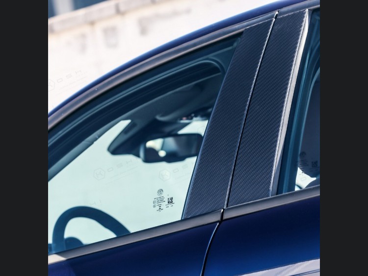 Alfa Romeo Giulia Exterior Door Pillars - Carbon Fiber