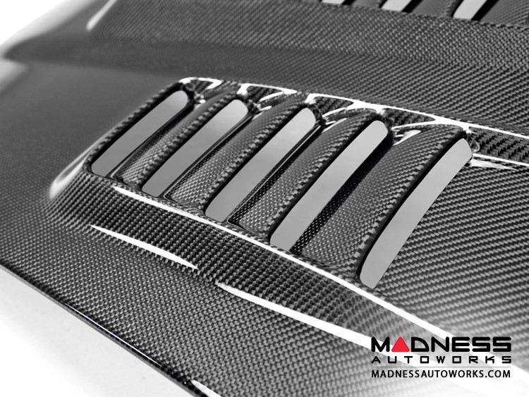 Chevrolet Corvette Carbon Fiber Hood - Anderson Composites - C6 - Le Mans Style