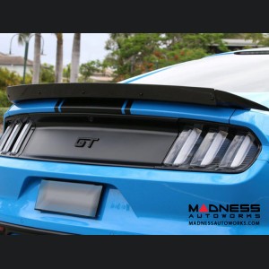 Ford Mustang Track Pack Style Spoiler w/ Adjustable Wickerbill by Anderson Composites - Carbon Fiber