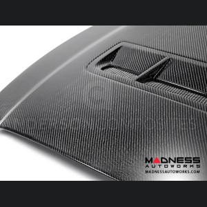 Ford Mustang Shelby GT500 GT Style Hood by Anderson Composites - Carbon Fiber 