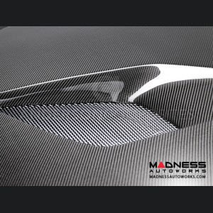 Ford Mustang TT Style Hood by Anderson Composties - Carbon Fiber Double Sided
