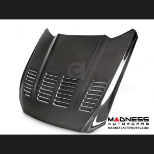 Ford Mustang Type TW Hood by Anderson Composites - Carbon Fiber - Double Sided