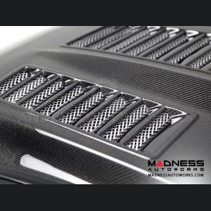 Ford Mustang Type TW Hood by Anderson Composites - Carbon Fiber - Double Sided