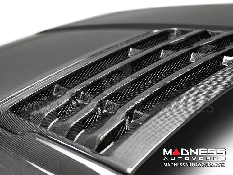 Ford Raptor Carbon Fiber Hood - OE Style - Gloss by Anderson Composites 