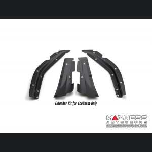 Ford Mustang Front Bumper - Anderson Composties - Fiberglass W/ Carbon Fiber - Type-ST GT500 Style