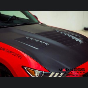 Ford Shelby GT350 Mustang Carbon Fiber Hood - Dry