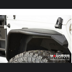 Jeep Wrangler JL Fender Flares - Front - Textured Black Powdercoat