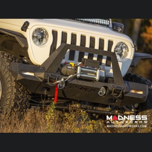 Jeep Wrangler JL Trailchaser Bumper - Front - Option 9 - Aluminum