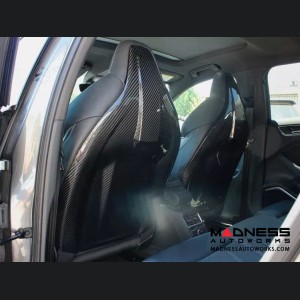 Audi RS4 Seat Trim Kit - Carbon Fiber 