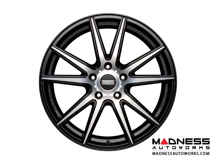 Audi A6 Custom Wheels by Fondmetal - Matte Black Machined