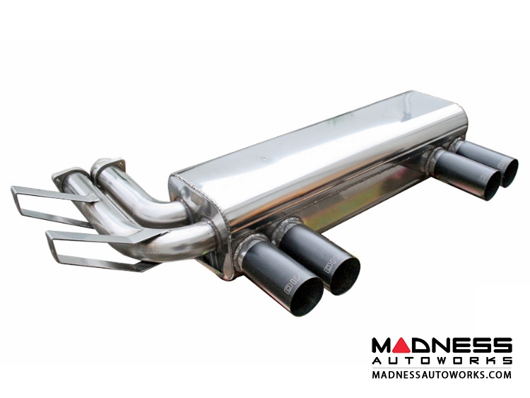 BMW M3 E46 Stainless Exhaust by Dinan Black Quad Tips MADNESS