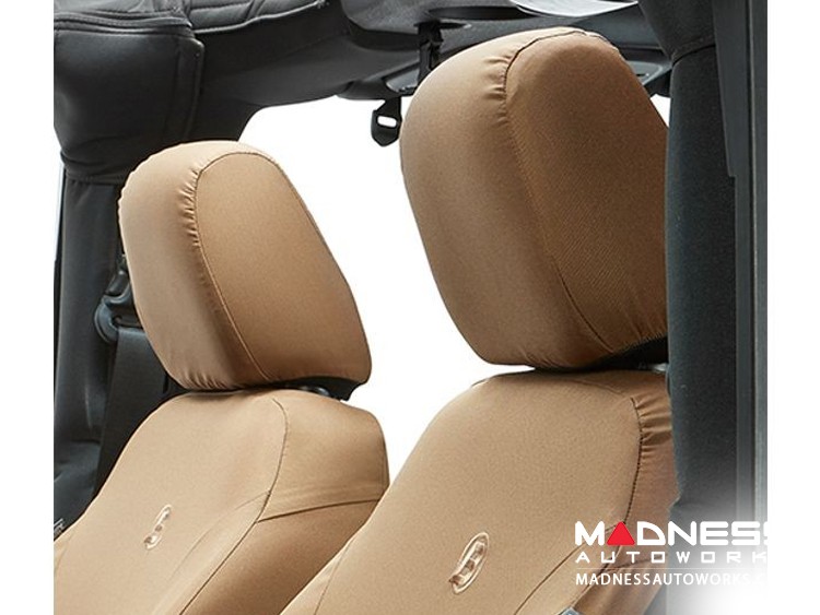 Jeep Wrangler JK Front Seat Covers by Bestop - Tan (2 dr/ 4dr)