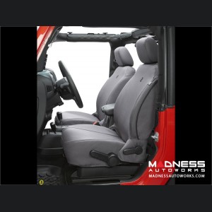 Jeep Wrangler JK Front Seat Covers by Bestop - Charcoal (2 dr/ 4 dr)