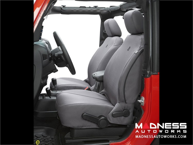 Jeep Wrangler JK Front Seat Covers by Bestop - Charcoal (2 dr/ 4dr)