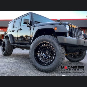 Jeep Custom Wheels (1) - Black Rhino - 17 x 9.5 - Fury - Gloss Black